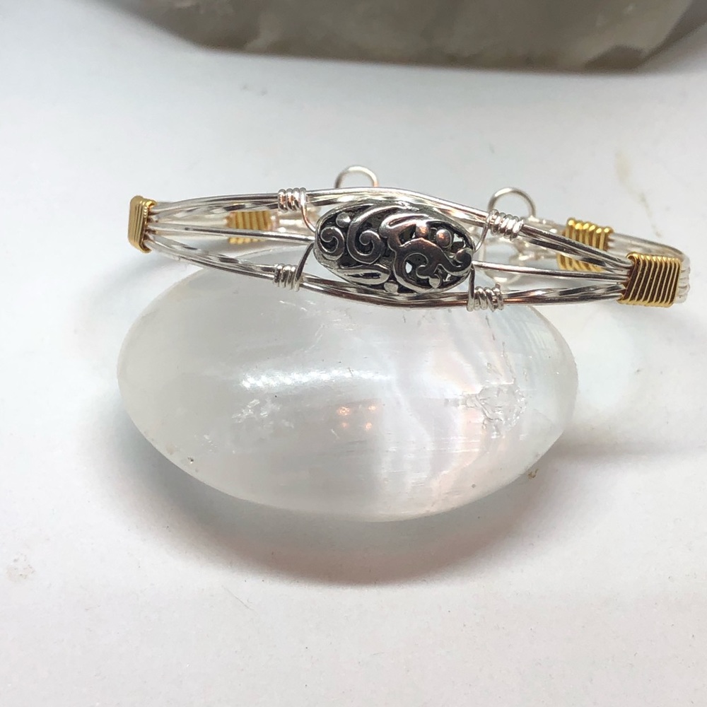Handmade wire wrapped bracelet
